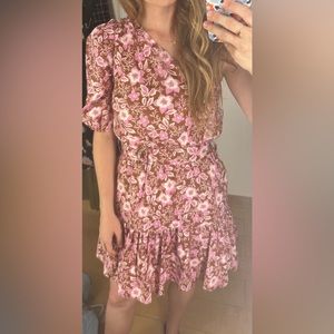 JASON WU One Shoulder Floral Mini Dress Size XS